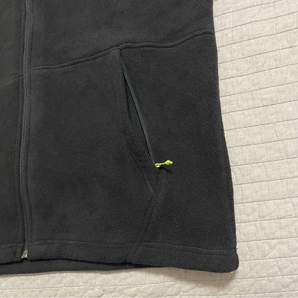 Alaskan HardGear by Duluth Trading Men's Fleece Hooded Black Full Zip Vest Large - Picture 7 of 9